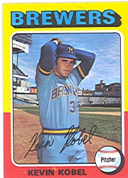 1975 Topps Baseball Cards      337     Kevin Kobel